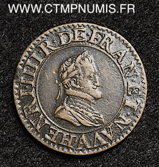 HENRI IV DOUBLE TOURNOIS 1605 A PARIS