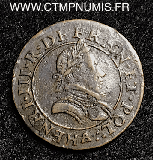 HENRI III DOUBLE TOURNOIS SANS DATE A PARIS