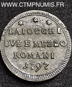 ITALIE VATICAN 2 1/2 BAIOCCHI 1797 ROME