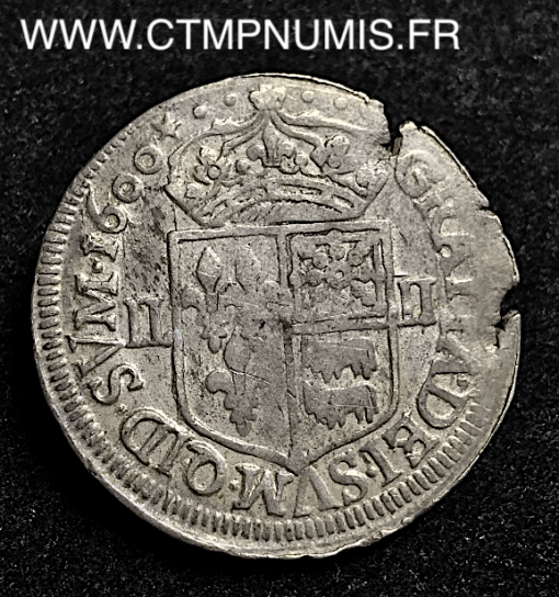 HENRI IV 1/4 ECU  FRANCE NAVARRE BEARN 1600