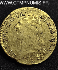 LOUIS XVI DOUBLE LOUIS D’OR AU 1786 T NANTES