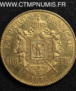 100 FRANCS OR NAPOLEON III TETE NUE 1856 A