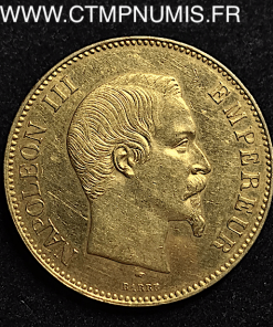 100 FRANCS OR NAPOLEON III TETE NUE 1856 A