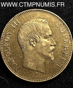 100 FRANCS OR NAPOLEON III TETE NUE 1857 A
