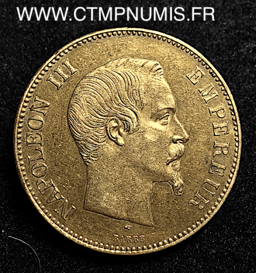 100 FRANCS OR NAPOLEON III TETE NUE 1857 A