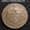 JETON BRONZE LOUIS XV BRETAGNE 1730 SAINT BRIEUC