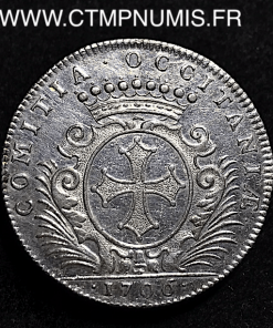 JETON LANGUEDOC ARGENT LOUIS XIV 1706 TOULOUSE