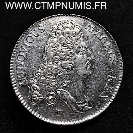 JETON LANGUEDOC ARGENT LOUIS XIV 1706 TOULOUSE