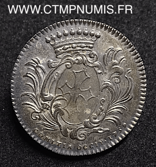 JETON DU LANGUEDOC ARGENT 1759 TOULOUSE