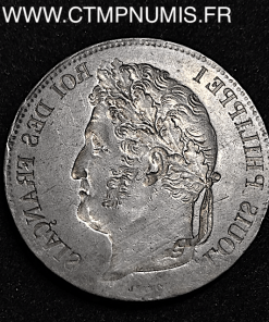 5 FRANCS ARGENT LOUIS PHILIPPE I° INCUSE