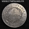 5 FRANCS ARGENT PREMIER CONSUL AN 12 M TOULOUSE