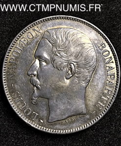 5 FRANCS ARGENT LOUIS NAPOLEON 1852 A PARIS