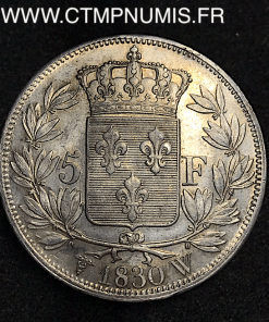 5 FRANCS ARGENT CHARLES X 1830 W LILLE