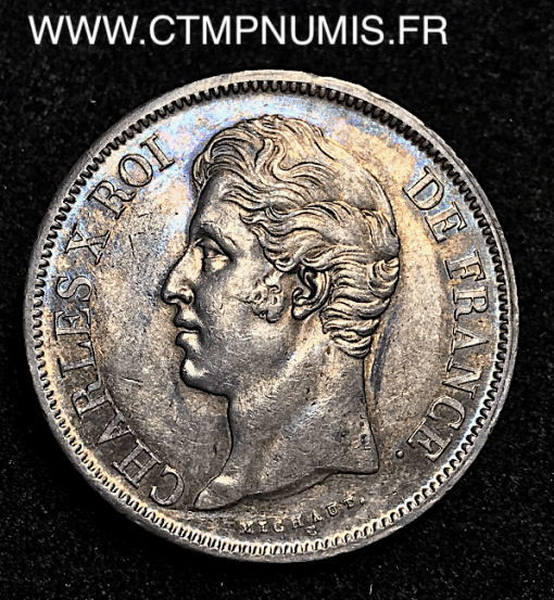 5 FRANCS ARGENT CHARLES X 1830 W LILLE