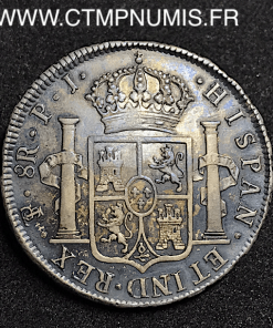 BOLIVIE 8 REALES ARGENT FERDINAND VII 1824