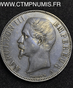 5 FRANCS ARGENT NAPOLEON III   1855 A PARIS