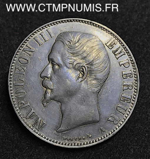 5 FRANCS ARGENT NAPOLEON III 1855 A PARIS