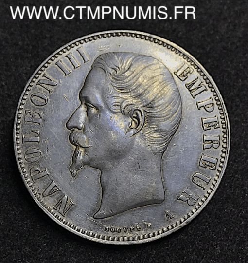 5 FRANCS ARGENT NAPOLEON III   1855 A PARIS