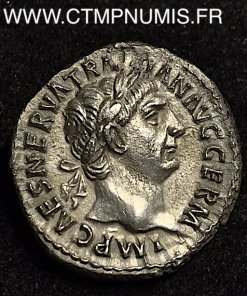 TRAJAN DENIER ARGENT R/ VESTA  SPL