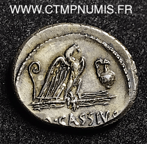 CASSIA DENIER ARGENT REPUBLIQUE AIGLE ROME