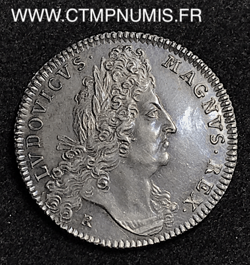 JETON ARGENT LOUIS XIV EXTRAORDINAIRE DES GUERRES 1698