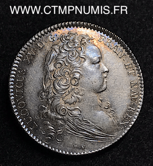 JETON ARGENT LOUIS XV LANGUEDOC 1719 SPL