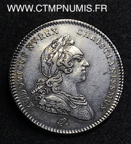 JETON ARGENT LOUIS XV LANGUEDOC 1748 PAIX