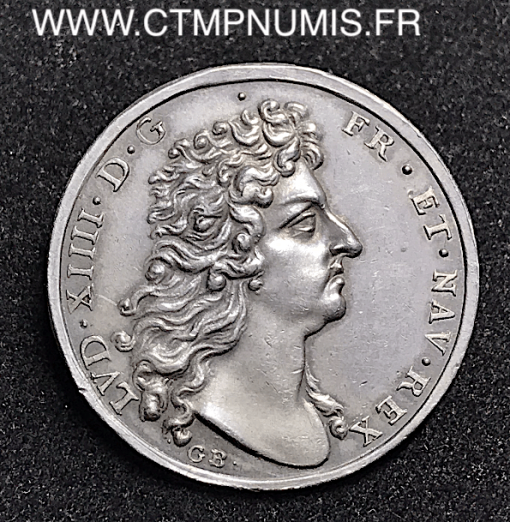 JETON ARGENT LOUIS XIV LES ETATS DE LILLE 1685