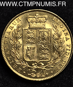 GRANDE BRETAGNE  SOUVERAIN OR VICTORIA 1847