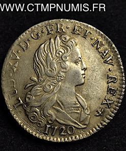 LOUIS XV PETIT LOUIS D’ARGENT 1720 DIJON