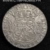 MEXICO 8 REALES ARGENT CHARLES III 1764 MF