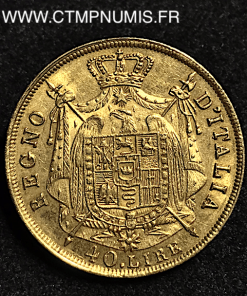 ITALIE 40 LIRE OR NAPOLEON 1814 M MILAN