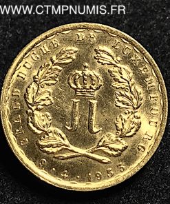 LUXEMBOURG 20 FRANCS OR