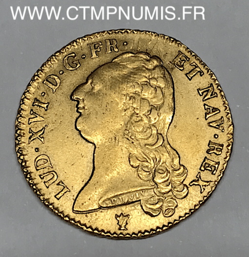 LOUIS XVI DOUBLE LOUIS 1786 I LIMOGES