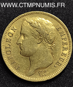 40 FRANCS OR NAPOLEON 1812 W LILLE