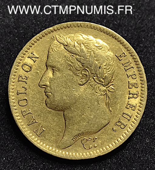 40 FRANCS OR NAPOLEON 1812 W LILLE