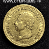 ITALIE 40 LIRES CHARLES FELIX 1825 TURIN OR