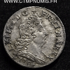 5 SOLS ARGENT AUX INSIGNES 1704 BB STRASBOURG