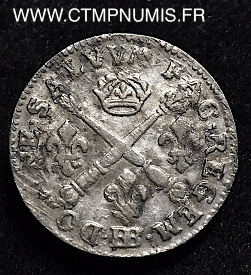 5 SOLS ARGENT AUX INSIGNES 1704 BB STRASBOURG