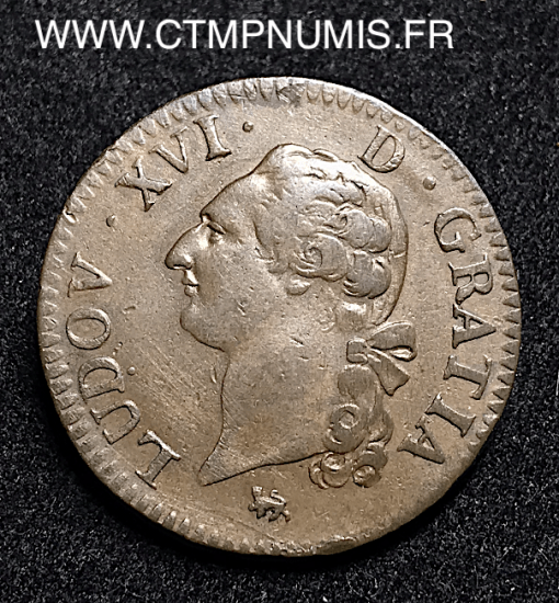 1 SOL LOUIS XVI 1791 A PARIS LEOPARD