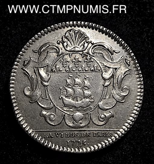 JETON ARGENT ILE DE FRANCE LAMBERT 1725