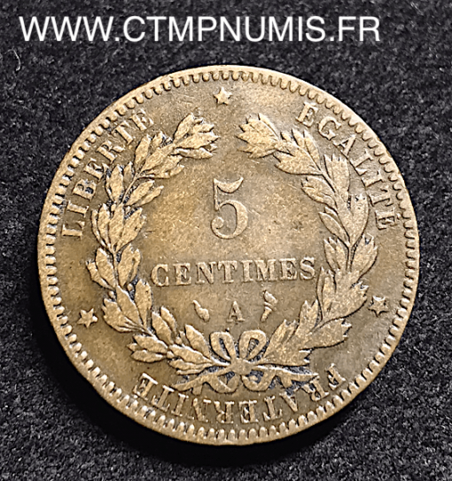 5 CENTIMES CERES 1896 A PARIS TORCHE