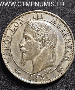 5 CENTIMES NAPOLEON III LAUREE 1861 K BORDEAUX