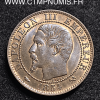 5 CENTIMES NAP0LEON III 1854 B ROUEN