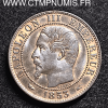 5 CENTIMES NAPOLEON III 1853 A PARIS