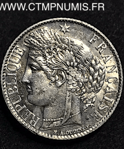 1 FRANC ARGENT CERES 1888A PARIS SUP