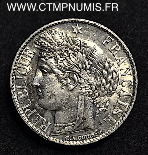 1 FRANC ARGENT CERES 1888A PARIS SUP