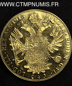 AUTRICHE 4 DUCATS OR 1915 SPL