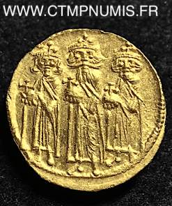SOLIDUS OR AVEC CONSTANTIN ET HERACLONAS
