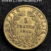 5 FRANCS OR NAPOLEON 1866 BB STRSABOURG